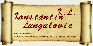 Konstantin Lungulović vizit kartica